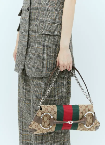 GG Horsebit Chain Medium Shoulder Bag