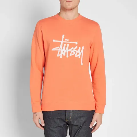 Chain Stitch Applique Crew Sweat