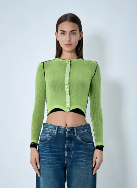Fishnet Cardigan