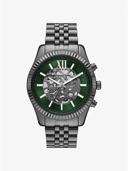 Oversized Lexington Gunmetal Watch