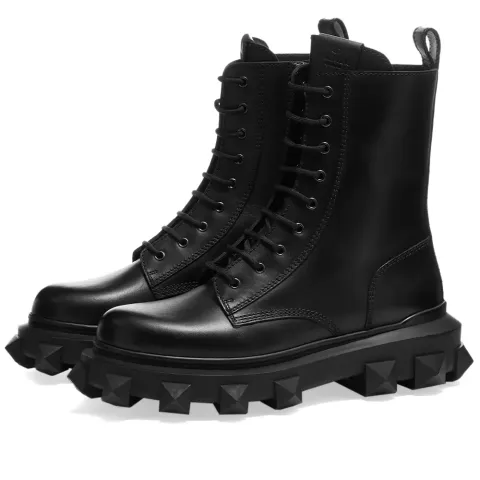 Oversize Roman Stud Combat Boot