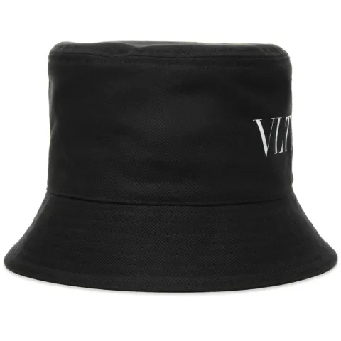 Plaid logo Bucket Hat