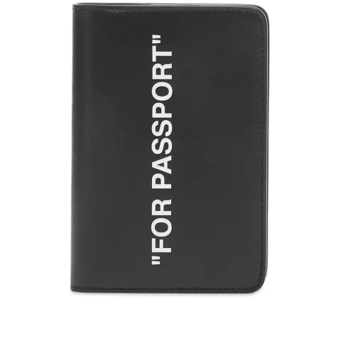 Calf Skin Quote Passport Holder