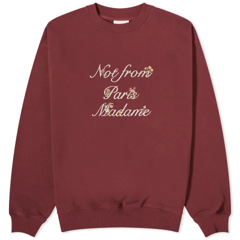 Presented by END. Embroidered Crew Sweat