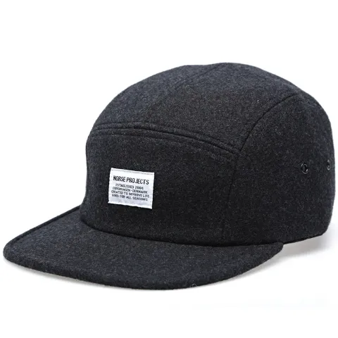 Wool Flannel 5 Panel Cap