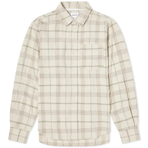Algot Relaxed Textured Check Shirt