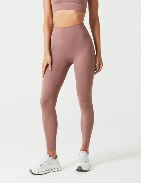 Chloe High Waisted Fitted Leggings Taupe