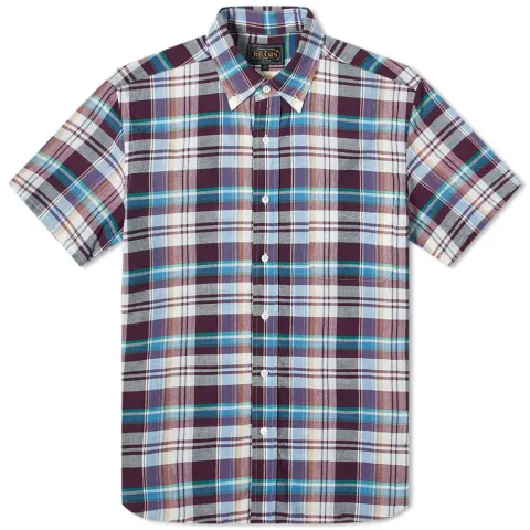 Short Sleeve Madras Shirt