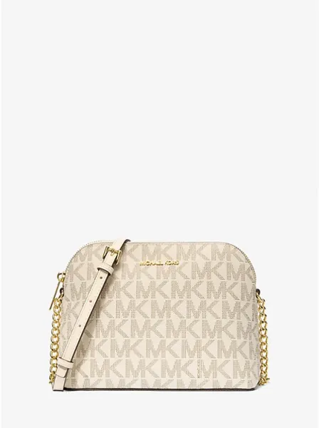 Cindy Signature Logo Dome Crossbody Bag