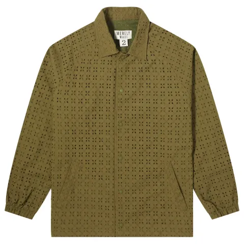 Floral Cutwork Coach Jacket