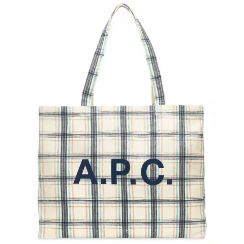 A.P.C. Diane Check Tote Bag