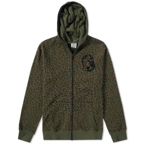 Leopard Print Zip Hoody