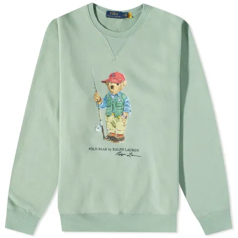 Fishing Bear Crew Sweat