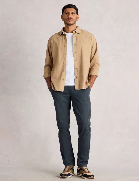 White Stuff Regular Fit 5 Pocket Chinos Navy
