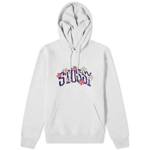 Collegiate Floral Applique Hoody