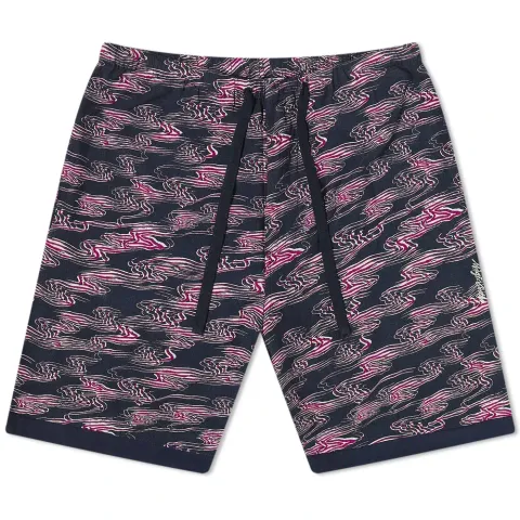 Waves Print 2 Layer Shorts