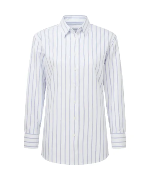Schöffel Country Walberswick Oxford Shirt - Blue Stripe