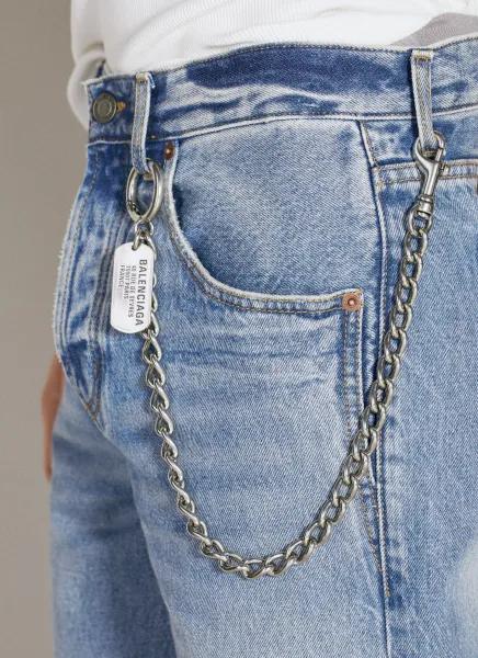 Logo Tag Pant Chain