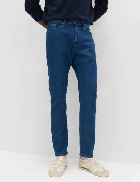 Marks & Spencer Slim Fit Stretch Value Jeans Medium Blue