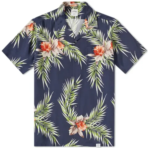 Rogers Open Collar Aloha Shirt