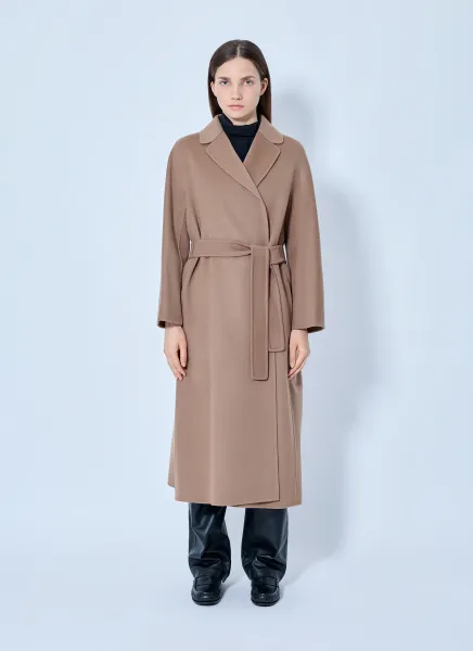 Max Mara Belted Wool Blend Coat