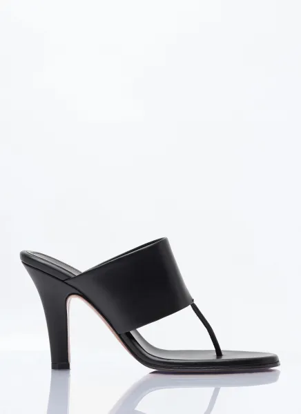 Leather Signum Heel Sandals