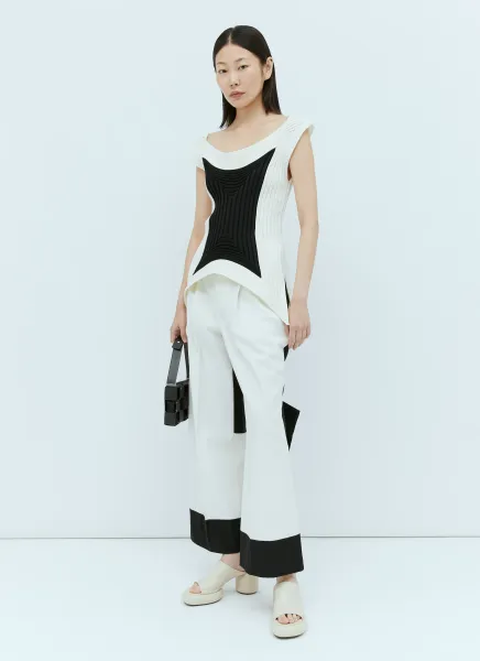 Contrast Pants