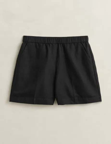 Gant Linen Blend Shorts Black