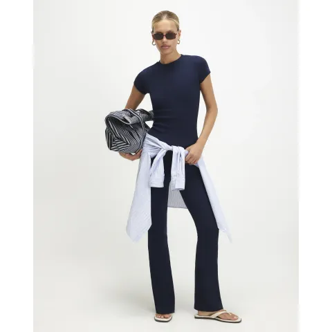 River Island Ribbed Flared Leggings