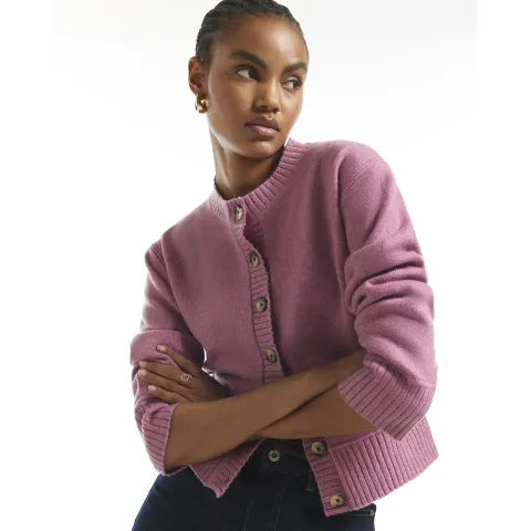 River Island Pink Cosy Cardigan