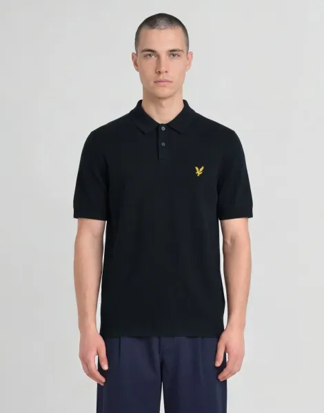 Lyle & Scott Archive Knitted Polo Shirt