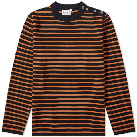 Naval Stripe Crew Knit