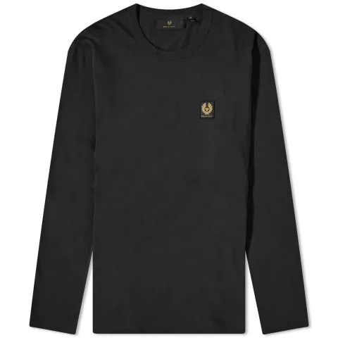 Long Sleeve Patch Logo T-Shirt