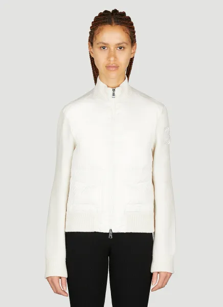 Padded Wool Cardigan