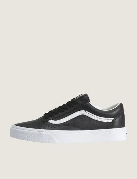 Vans Old Skool Leather Trainers Black