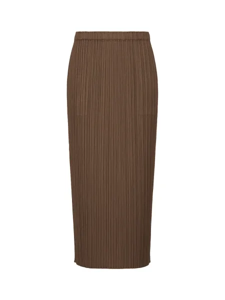 Pleats Please Basics Skirt Brown