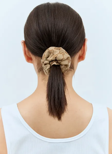 GG Canvas Scrunchie