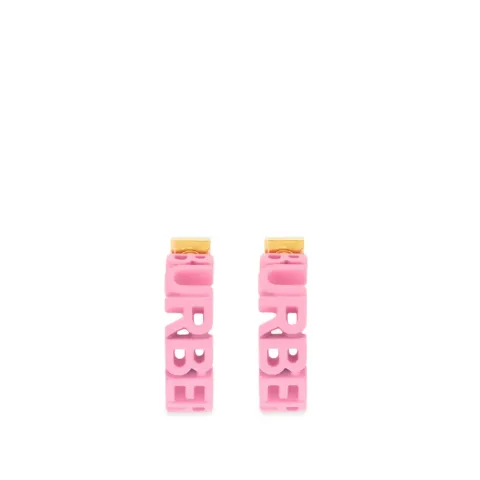 Logo Letter Hoop Earrings