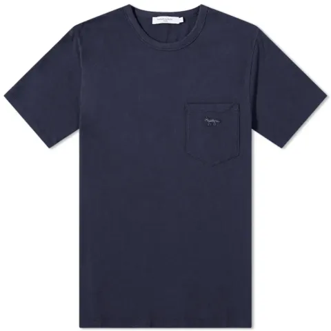 Maison Kitsuné Tonal Fox Patch Pocket Classic T-Shirt