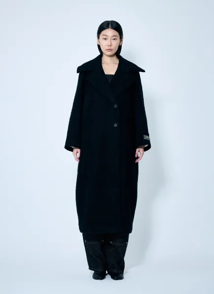 Boucle Wool Coat