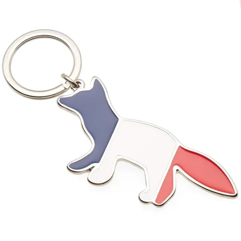 Maison Kitsuné Tricolour Keyring