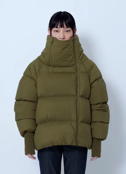 GANNI Future Nylon Quilt Puffer Jacket