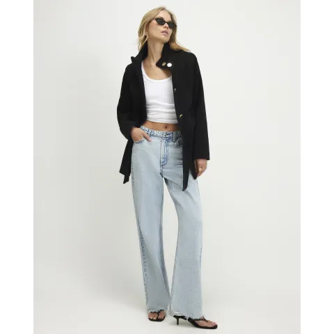 River Island Belted Short Coat