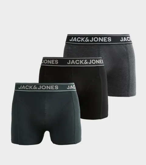 Men's Multicolour Pack of 3 Relaxed Boxer Trunks