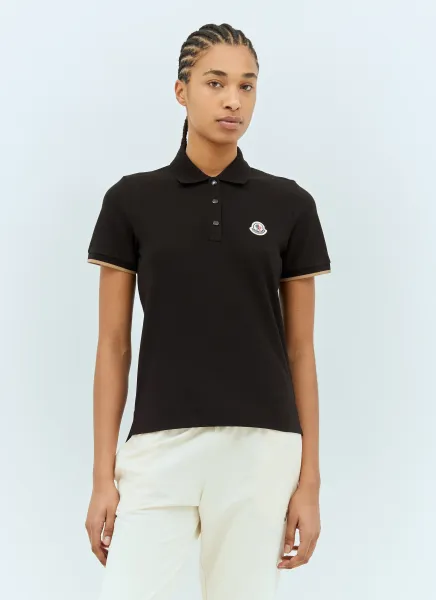 Logo Patch Polo Shirt