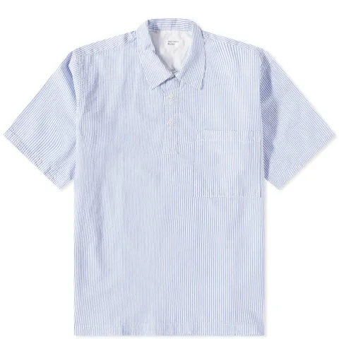 Stripe Seersucker Pullover Shirt