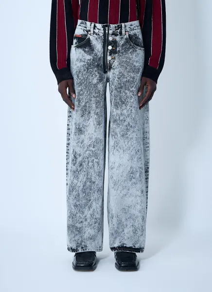 Coated Denim Jeans