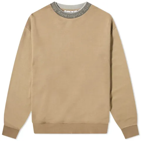 Fulton Reverse Logo Rib Crew Sweat