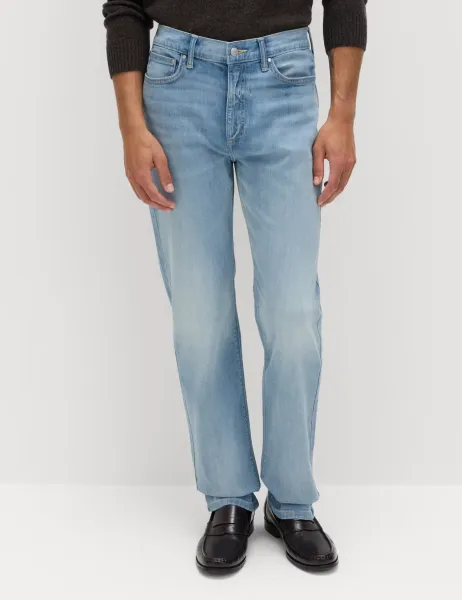 Marks & Spencer Straight Fit Stretch Jeans Blue Blue
