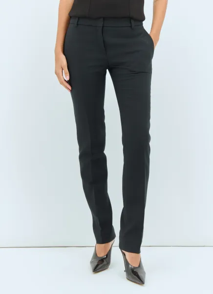 Low-Waist Slim Pants